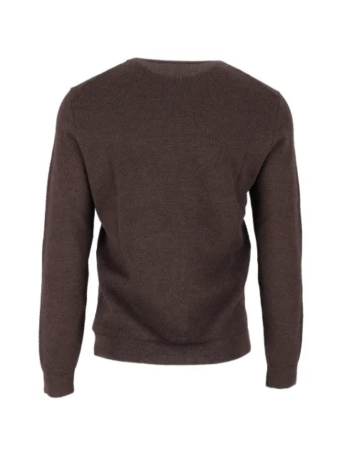Zanone waffle-knit virgin wool sweater
