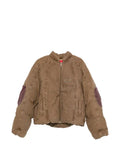 KidSuper portrait-print padded jacket