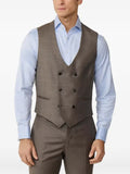 Hackett London double-breasted waistcoat
