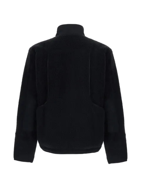 Pas Normal Studios fleece logo-patch jacket