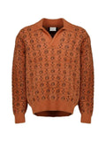 Drôle De Monsieur monogram-jacquard wool sweater