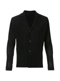 Issey Miyake pleated notch-lapel jacket