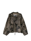 Ziggy Chen crinkled-effect abstract-print jacket
