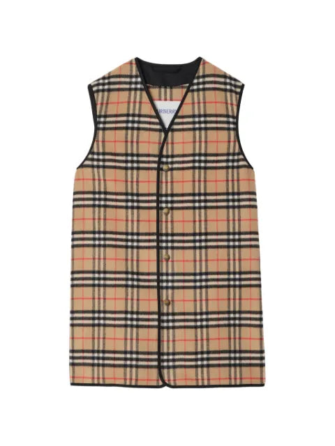 Burberry Check wool cashmere warmer
