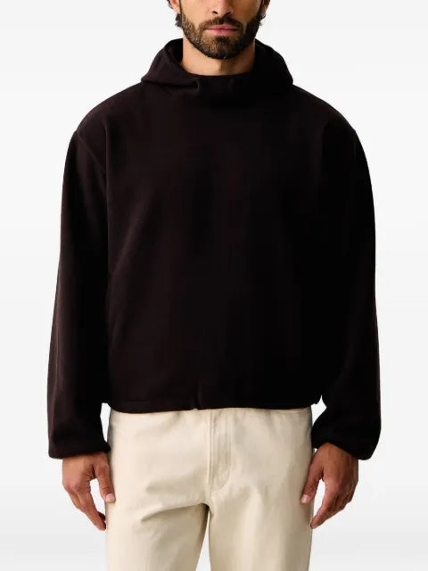 Rains fleece-texture hoodie