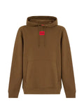 BOSS logo-patch drawstring hoodie