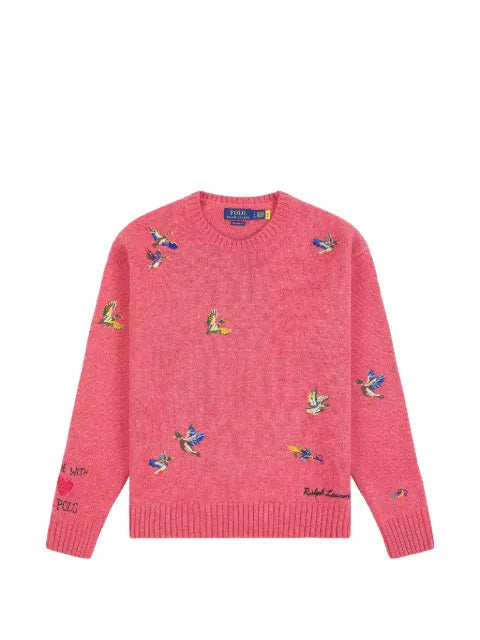 Polo Ralph Lauren duck-embroidered sweater