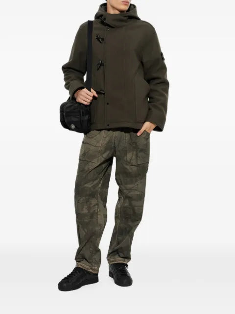 Stone Island Heavy Melton hooded jacket