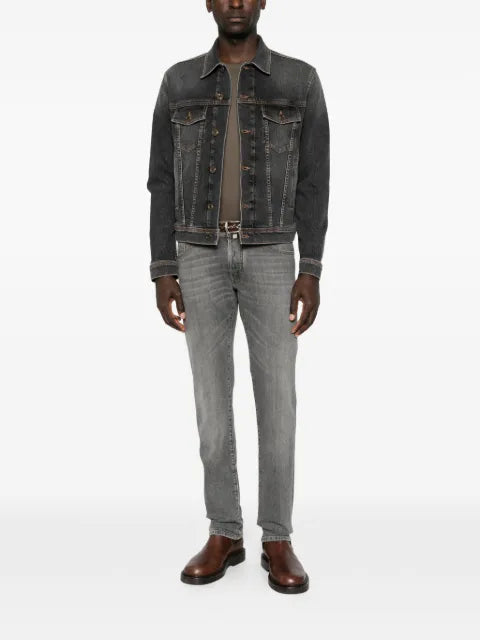 Jacob Cohën faded-effect denim jacket