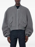 Rick Owens Flight zip-up wool bomber jacket