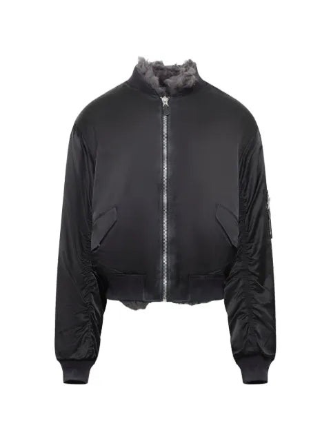 Doublet zip-up bomber jacket