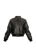 Jil Sander distressed leather jacket
