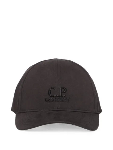 C.P. Company logo-embroidered gabardine cap