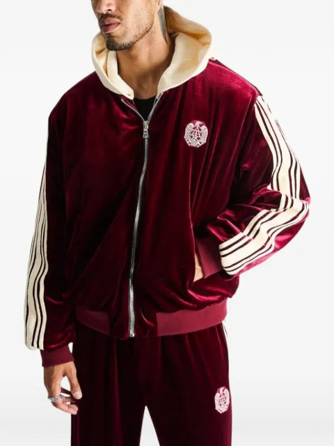 RTA Rei crest-motif bomber jacket