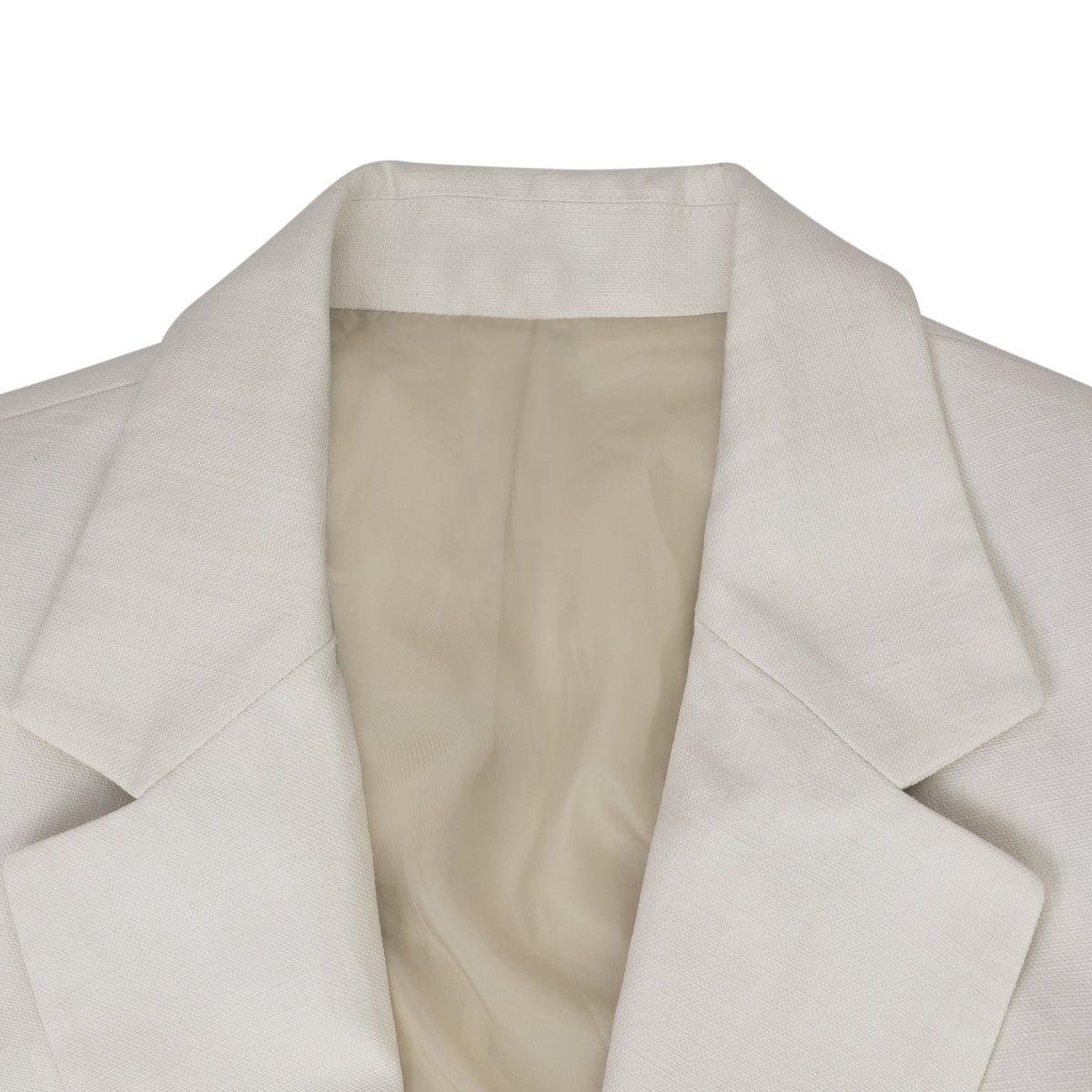 Ivory Notched Blazer