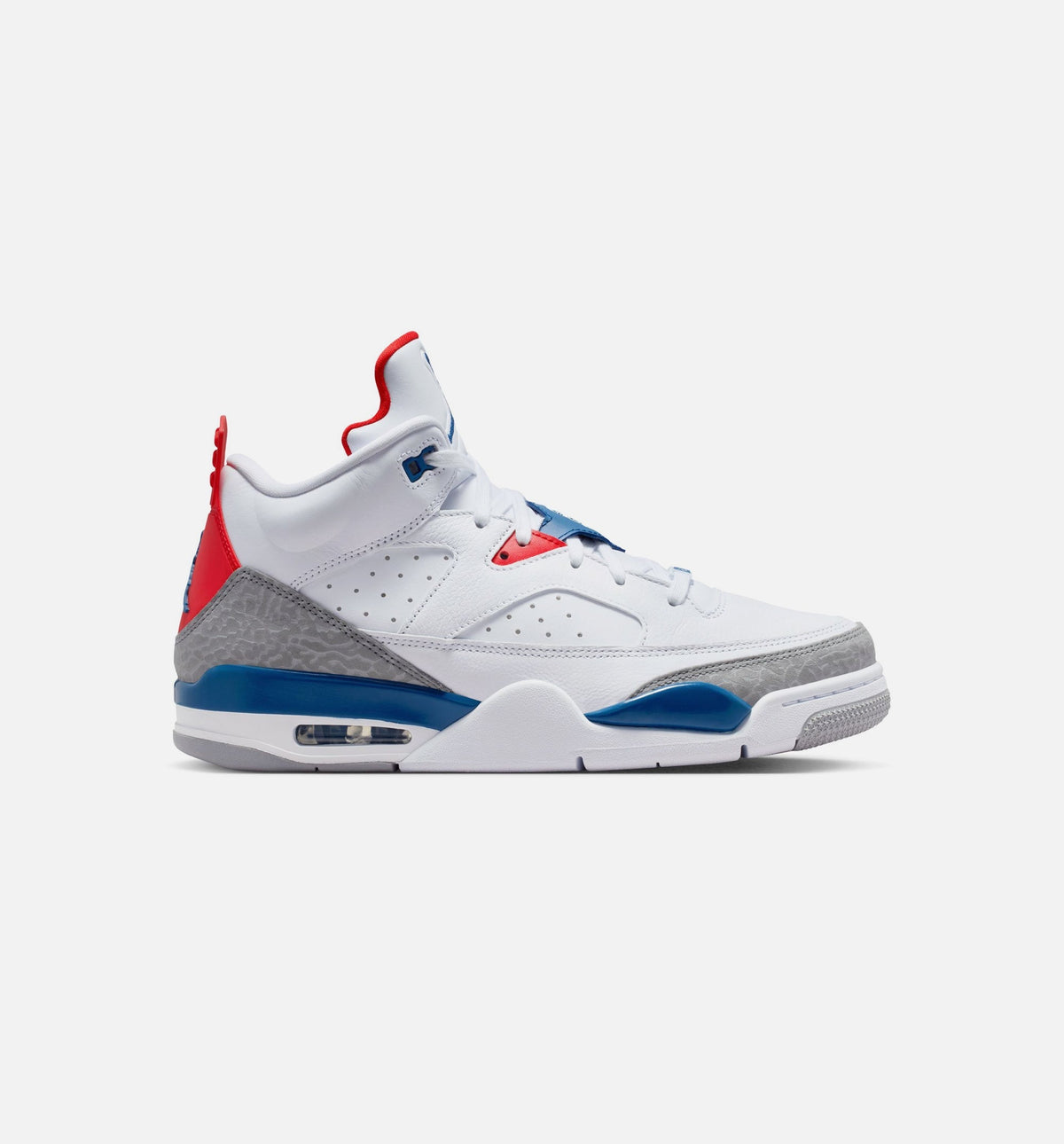 Son of Mars Low Mens Lifestyle Shoe | White/Varsity Red/Light Smoke Grey/True Blue