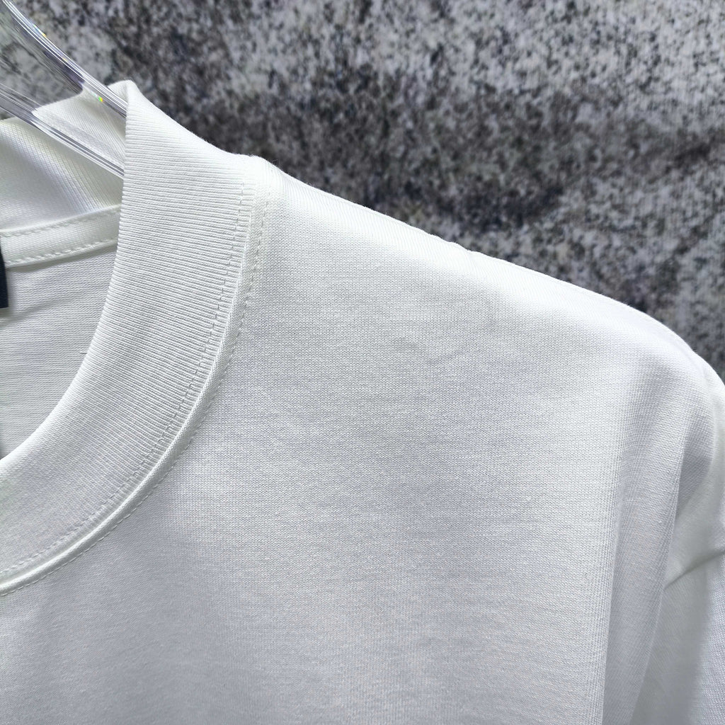 Men's Crew‑Neck Short‑Sleeve T‑Shirt, Navy Pony Chest Embroidery