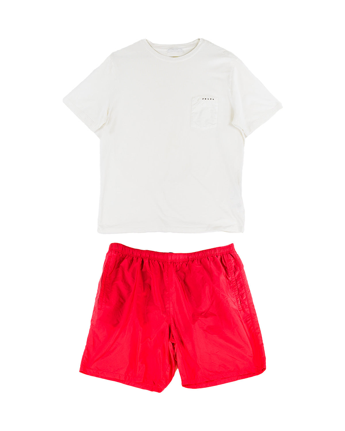Prada T-Shirt & Swim Shorts Set