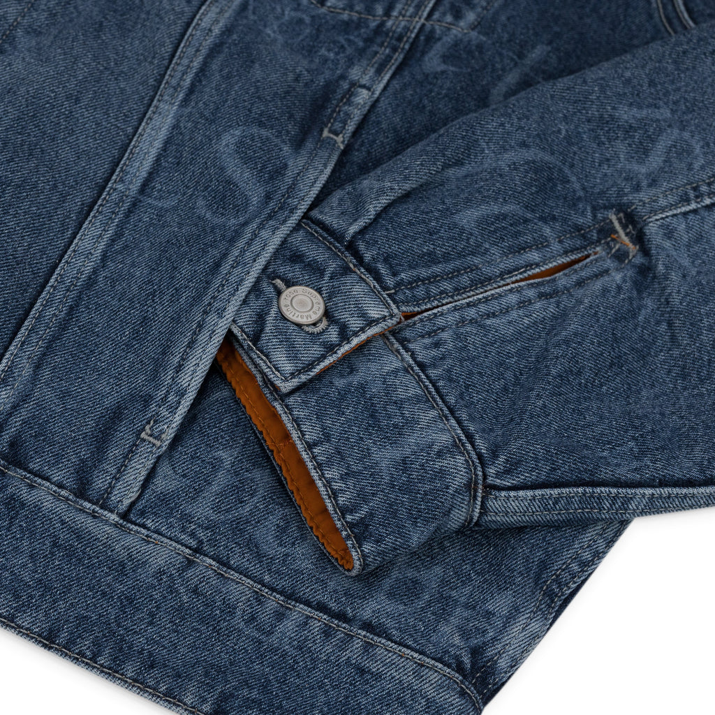 x Martine Rose Washed Blue Reversible Trucker Jacket