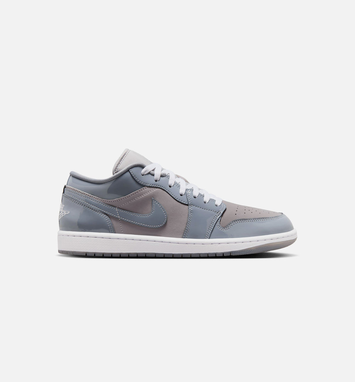 Air Jordan 1 Low Cool Grey Men's Sneakers - Medium Grey / White / Cool Grey