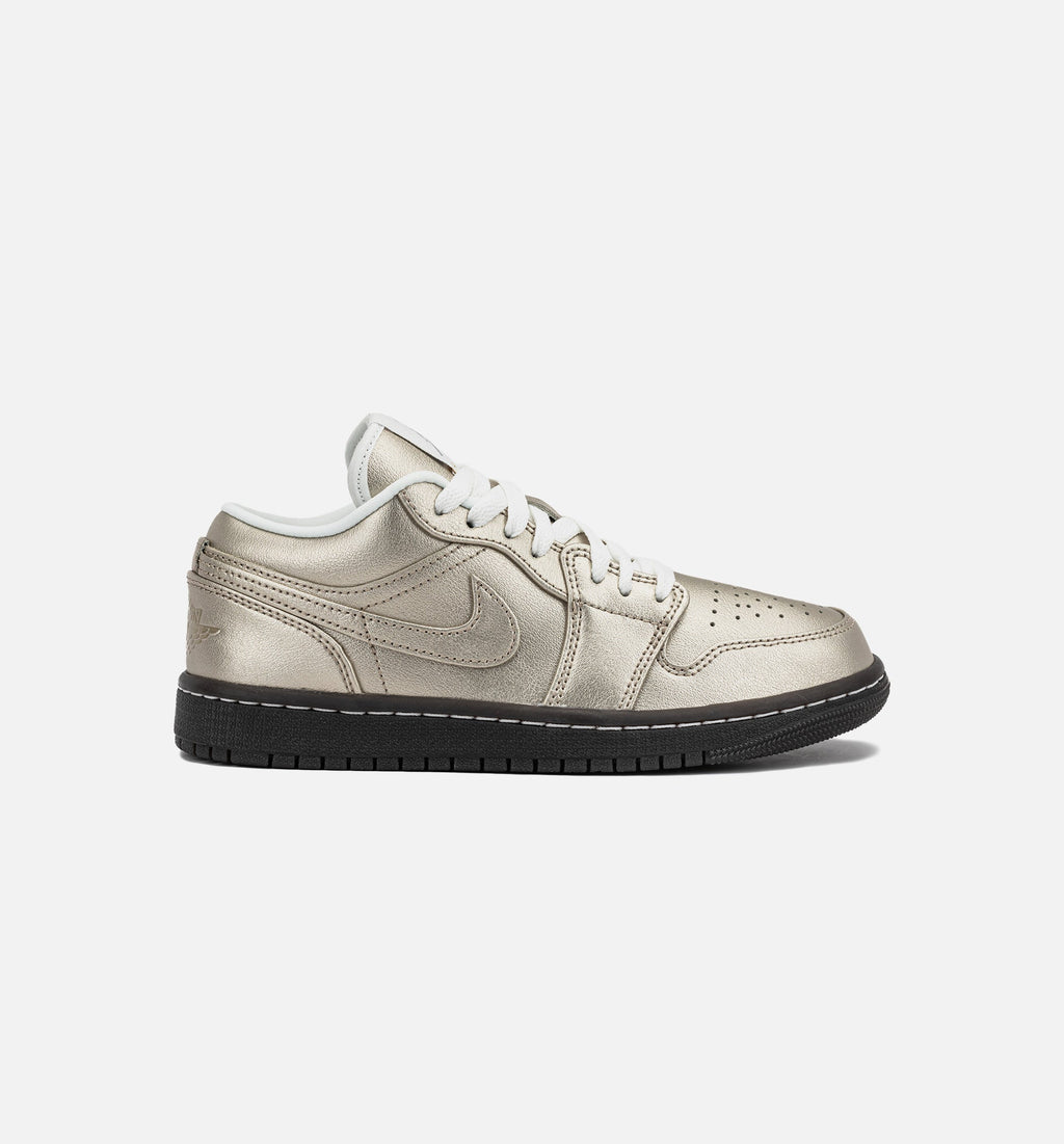 Air Jordan 1 Low SE Metallic Zinc Women's Lifestyle Shoes - Metallic Zinc/Summit White/Velvet Brown