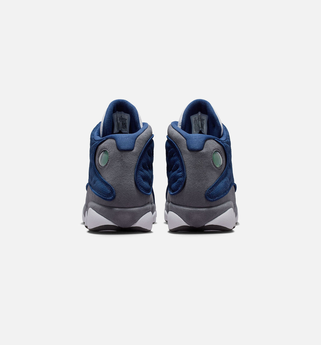 Air Jordan 13 Retro Navy and Flint Grey Men's Shoes - Navy/Grey