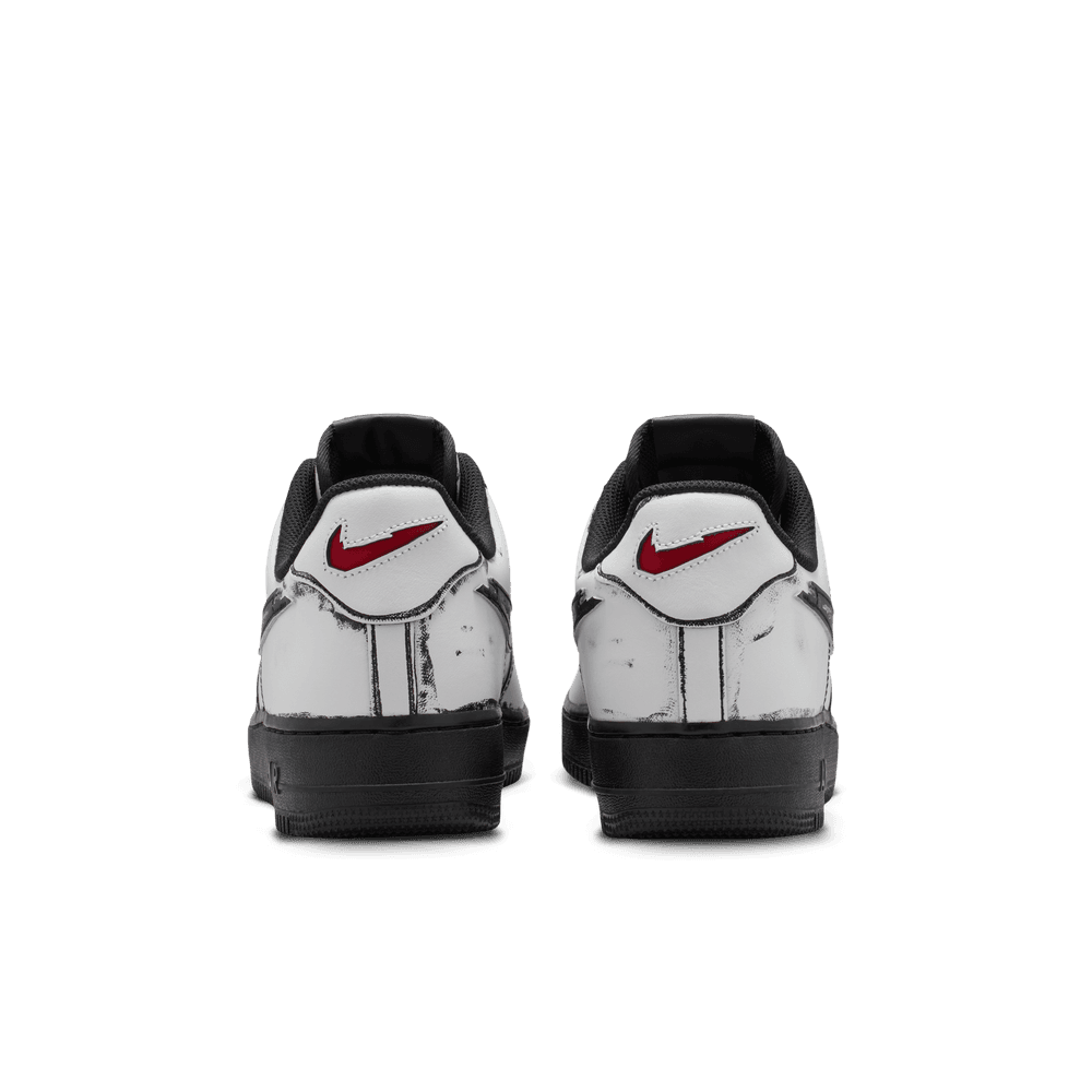 Nike Air Force 1 'Summit White/Metallic Silver-Black'