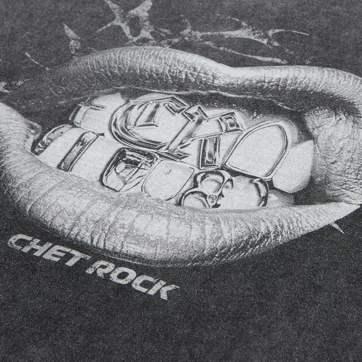 Chet Rock Grillz T-Shirt: Washed Black