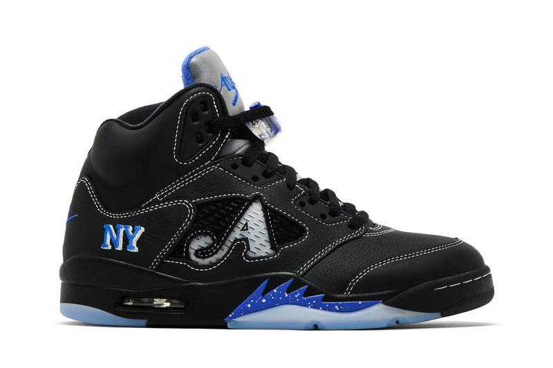Awake NY x Air Jordan 5 Retro 'Boro' – Racer Blue & White NYC Borough-Inspired AJ5 Collab