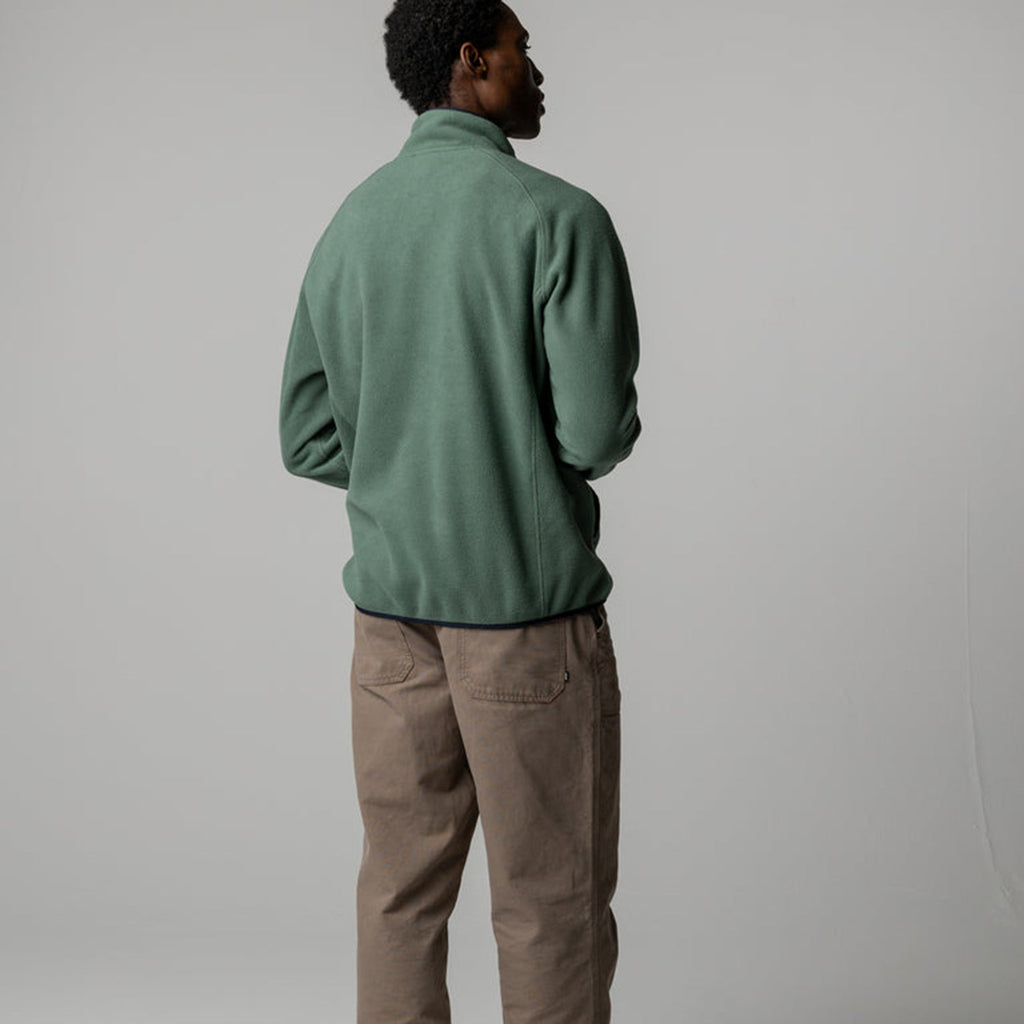 Finisterre Axiom 1/4 Snap Fleece: Sailboat Green