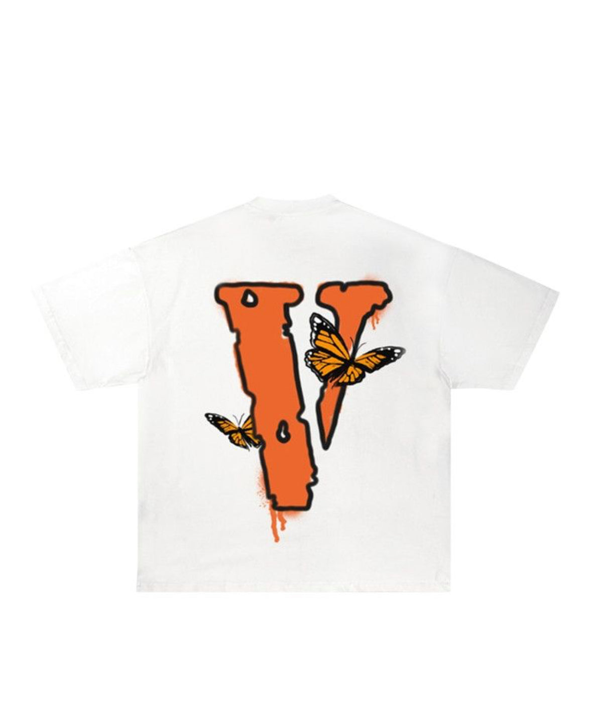 Vlone x Juice WRLD Butterfly Tee White