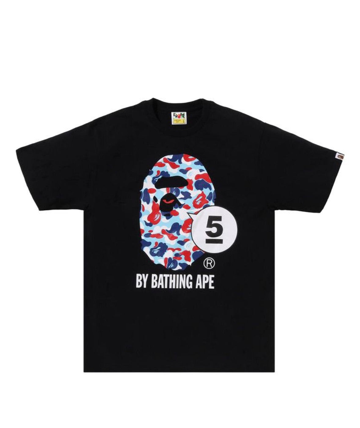 Bape By Bathing Ape 5th Anniversary Paris T-Shirt Black