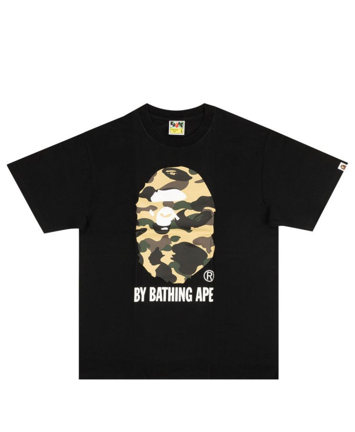 Bape T-Shirt Big Ape Head Camo Black