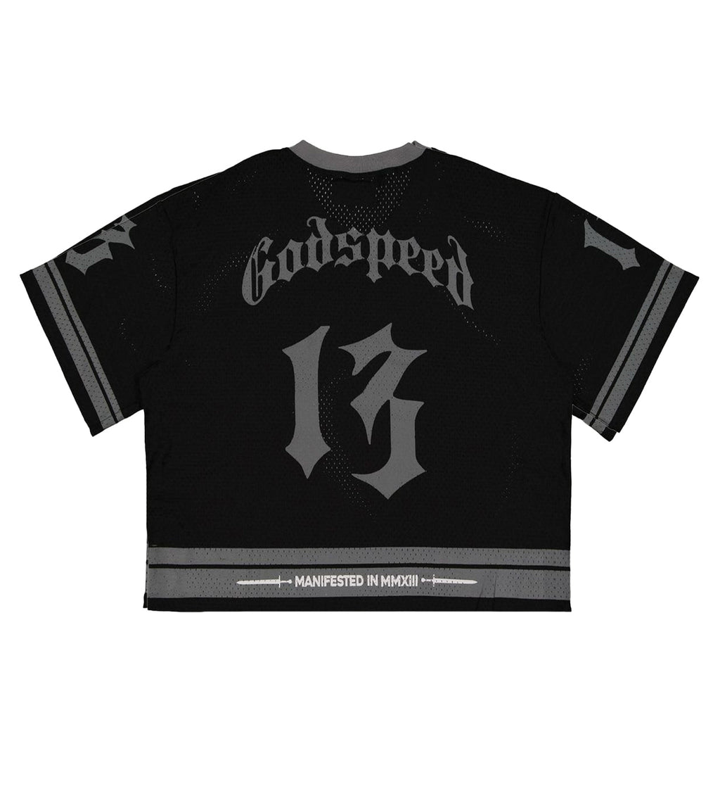 Godspeed First Down Jersey Black/Grey
