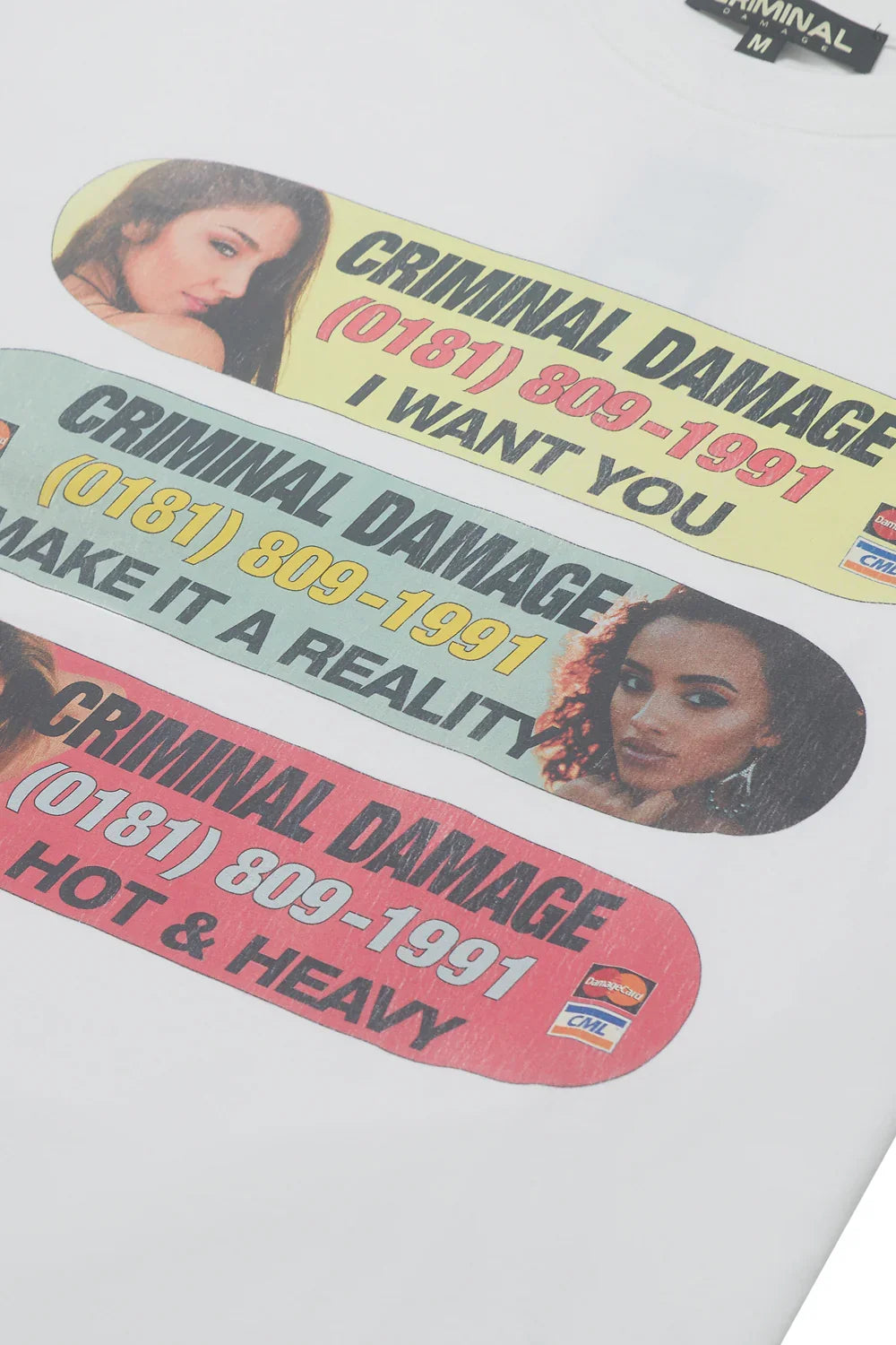 Criminal Damage Hotline Reality Tee