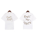 Denim Tears White Leopard Print Tee
