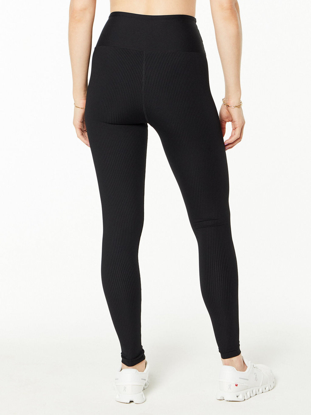 RIBBED HIGH HIGH LEGGING BLACK