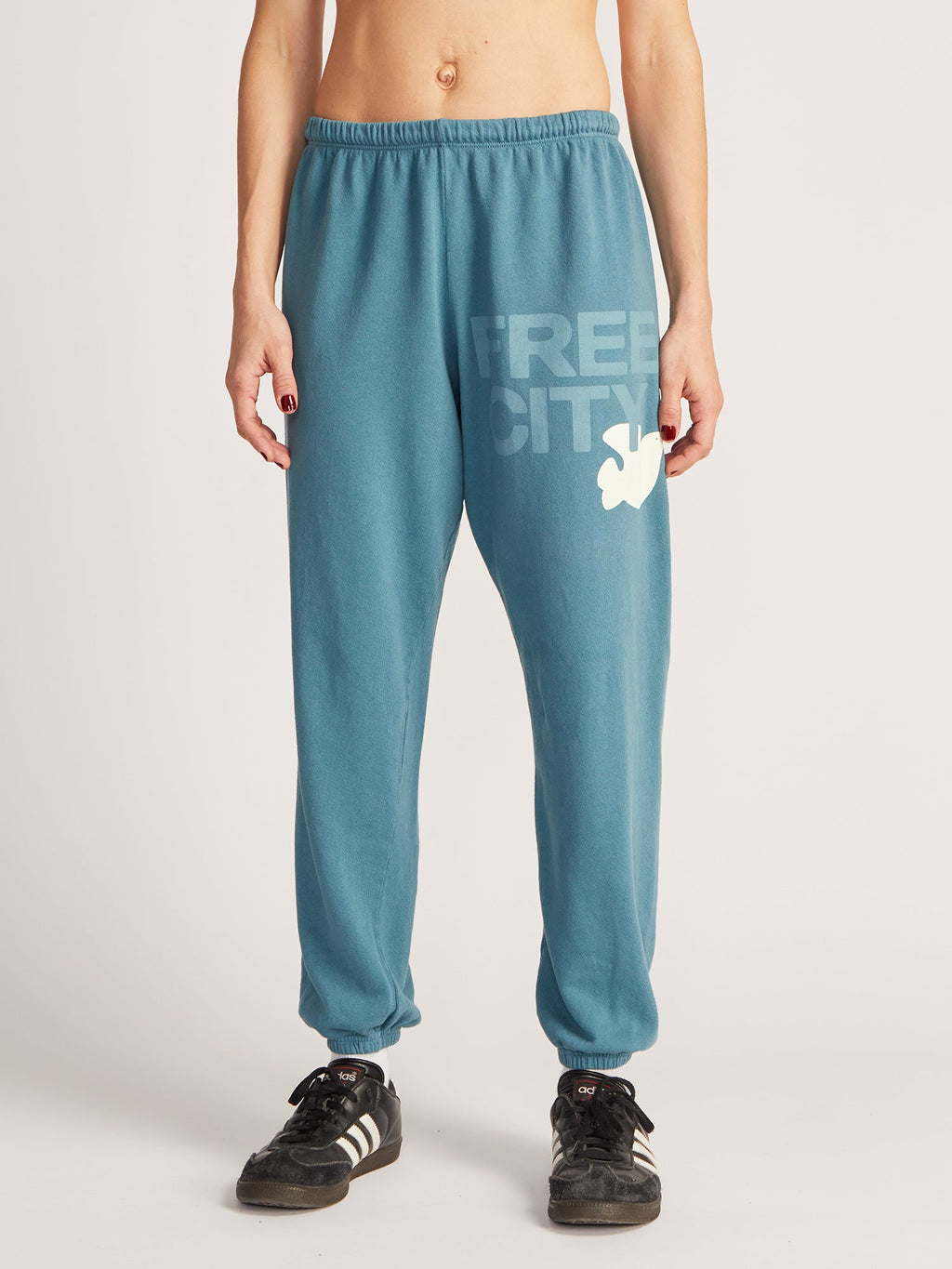 FREECITY LARGE SWEATS BLUE