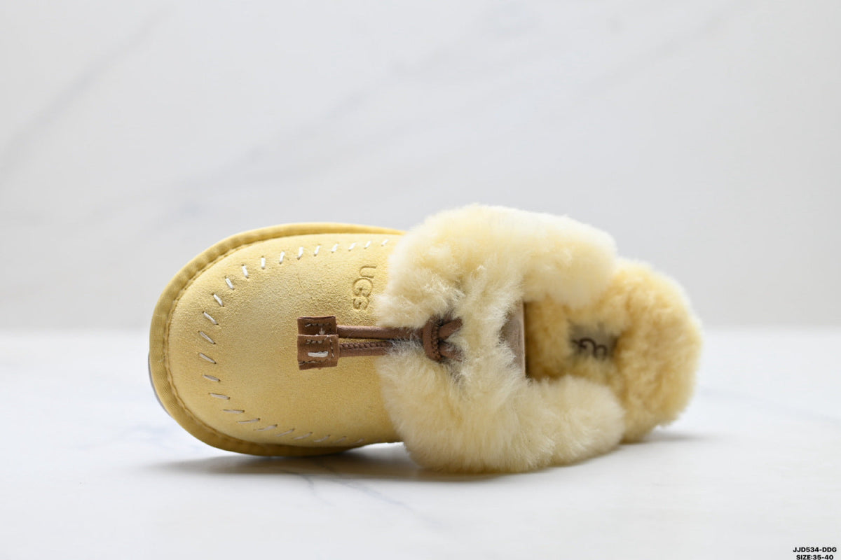 UGG Slipper Evolution Shearling Closed-Toe Slippers