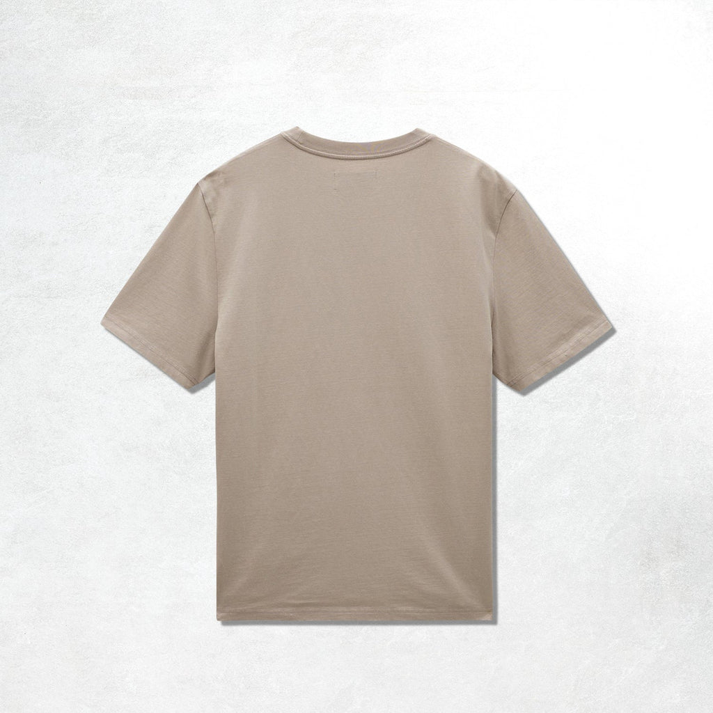 Wax London Pocket Dean SS Tee: Washed Clay