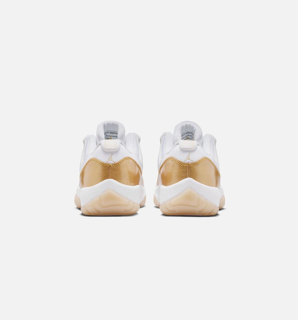 Air Jordan 11 Retro Low Mother's Day Women's Lifestyle Shoes - White/Metallic Gold/Team Gold