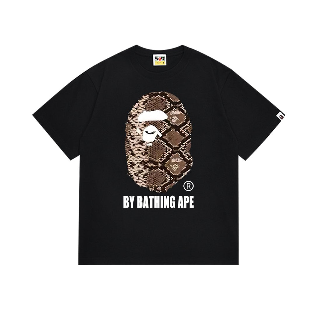 BAPE Snake-Camo Ape Head Graphic T-Shirt