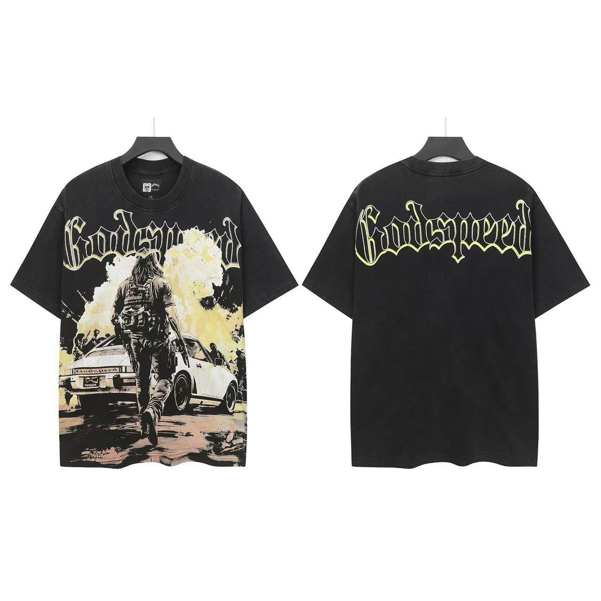 Godspeed Car Runner Graphic T-Shirt