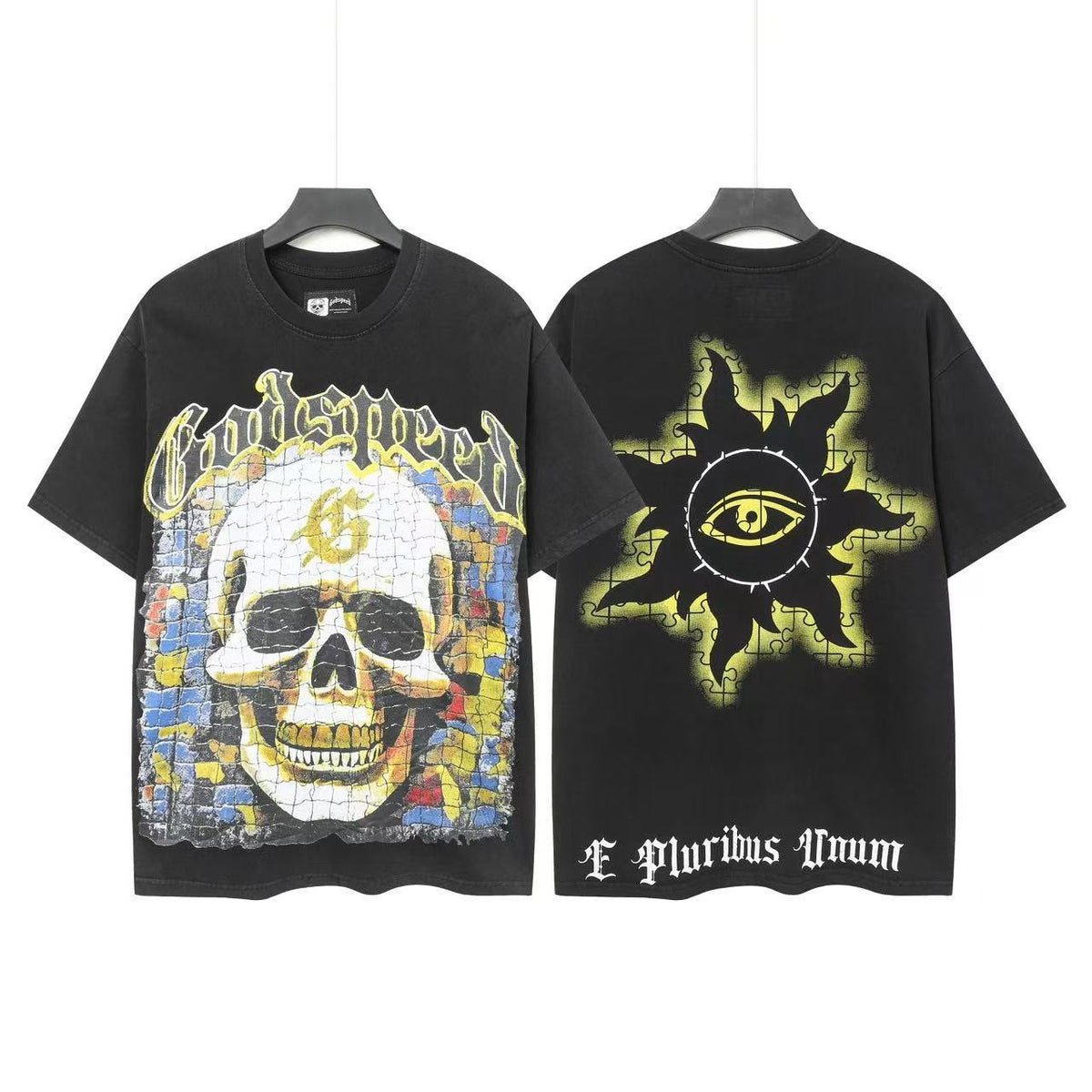 Godspeed Skull Eye Graphic T-Shirt