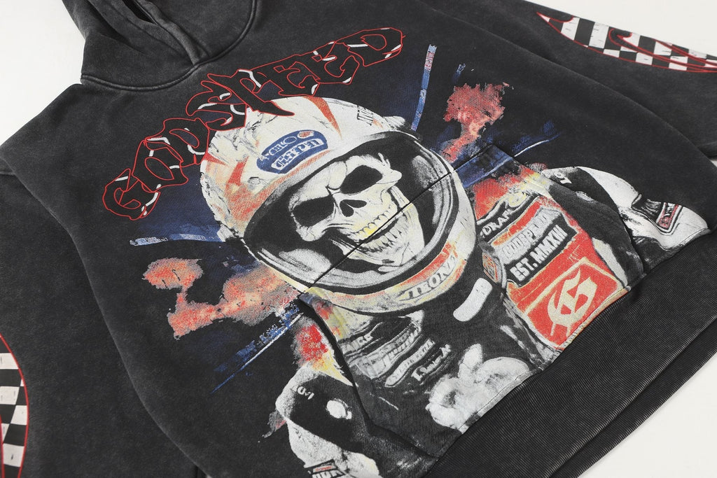 Godspeed Washed Rock Graphic Hoodie