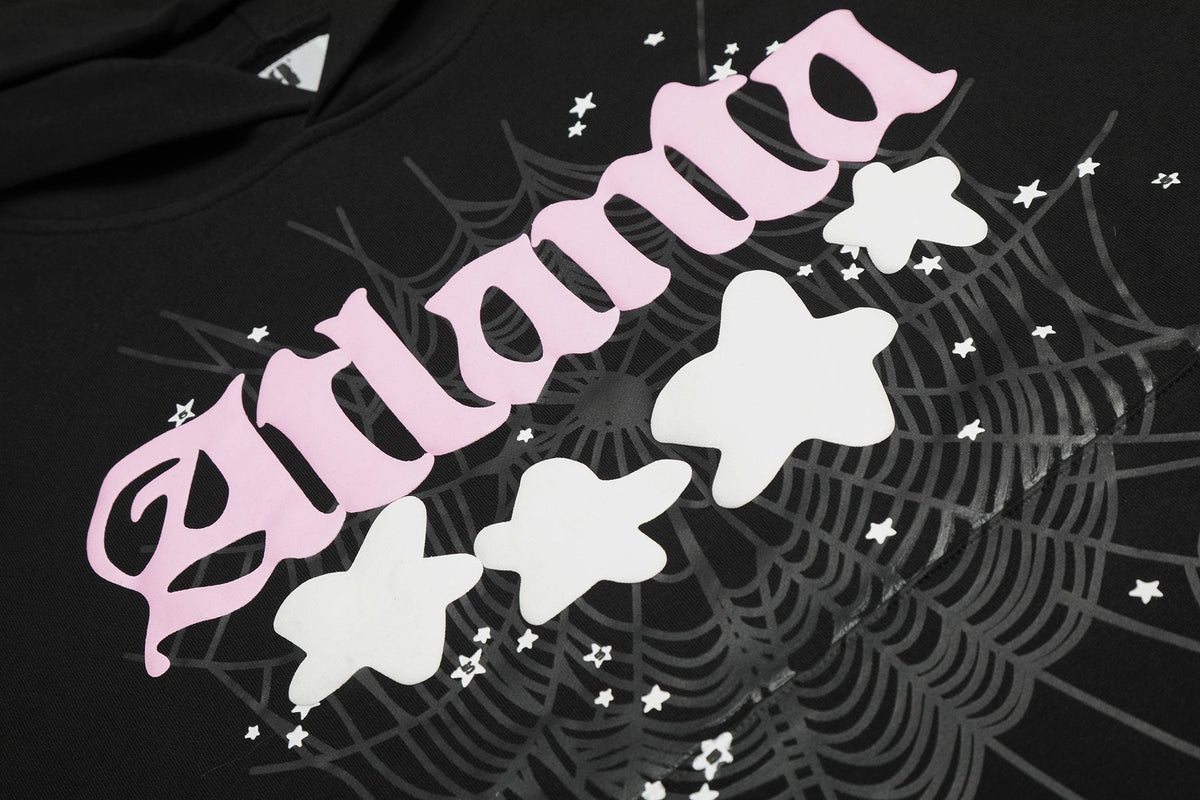 Sp5der Atlanta Spiderweb Graphic Hoodie