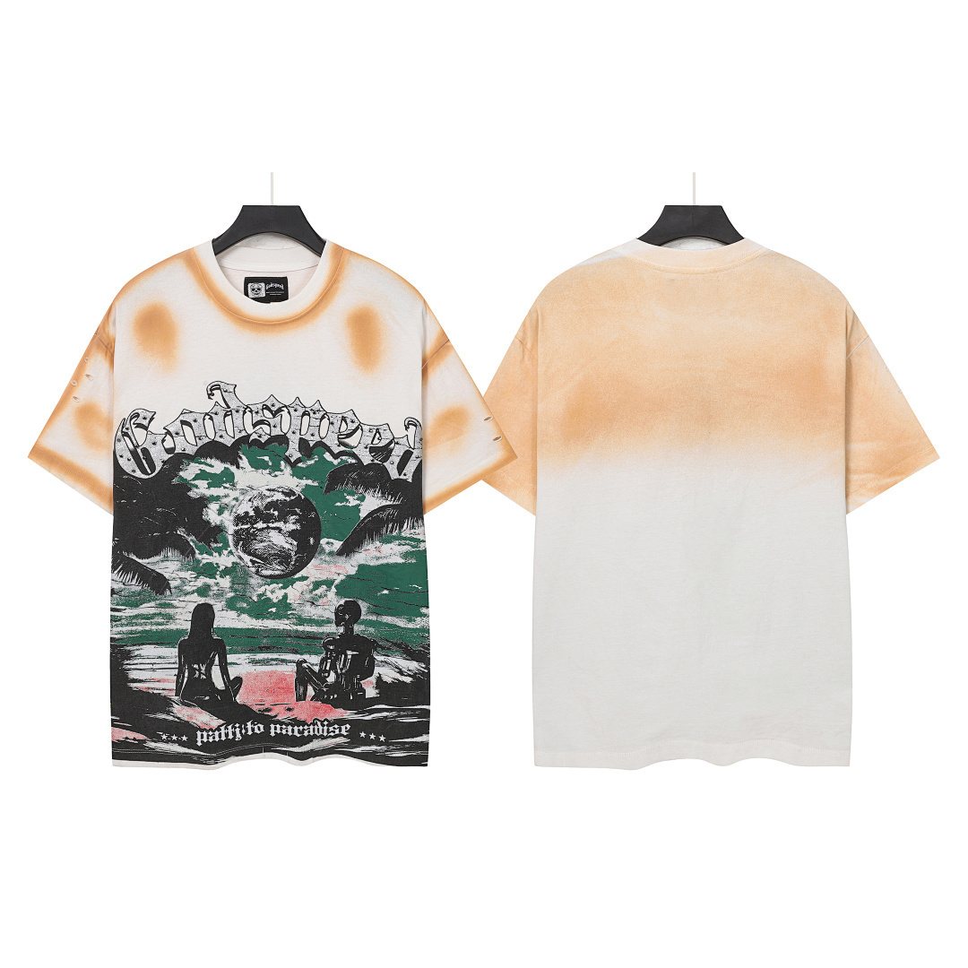 Godspeed Puffito Paradise Spray-Dye Graphic T-Shirt