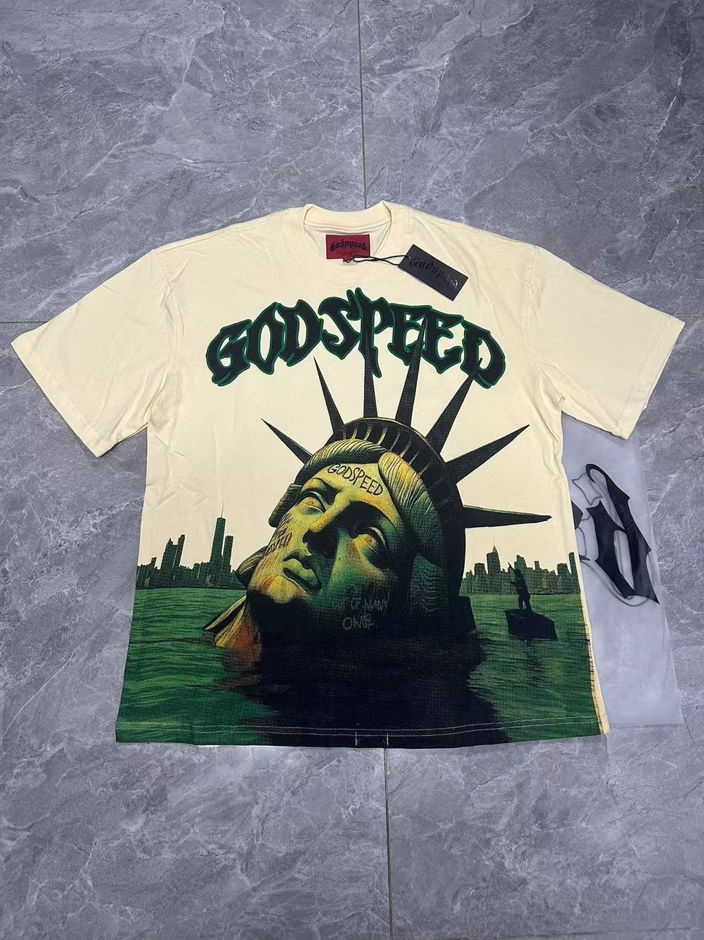 Godspeed Statue of Liberty Sun Eye Short-Sleeve T-Shirt