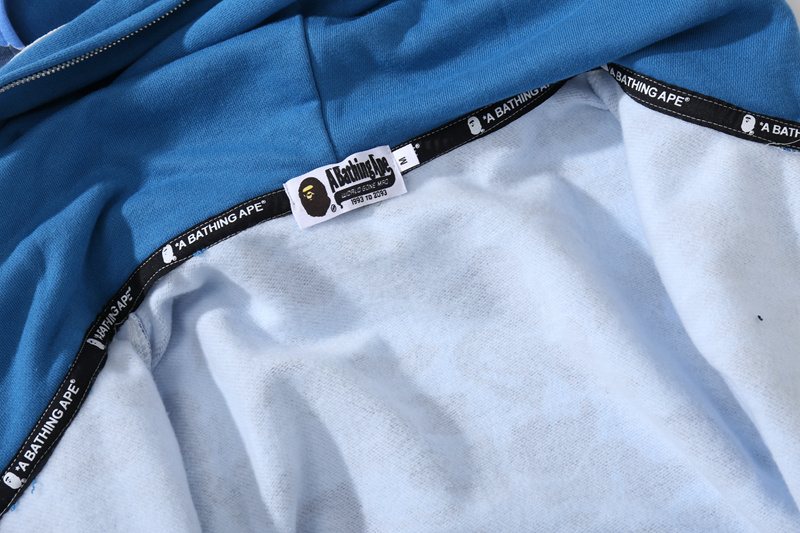 BAPE WGM Shark Camo Full-Zip Hoodie