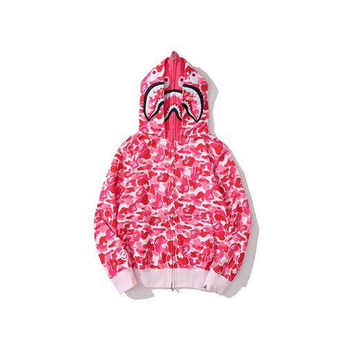 BAPE WGM Shark Camo Full-Zip Hoodie